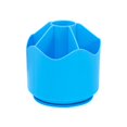 thumbnail image 1 of 360 Rotating Pen Holder Organizer Desktop Storage Case with Multiple Compartments for Study Supplies, Pencils Markers Makeup Brushes, Cxui Pencil Case Blue, 1 of 7