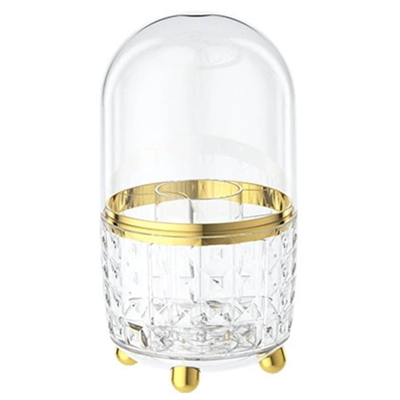 360 Rotating Pencil For Desk, 2026 New Makeup Brush with 6 Slots, Utensil, For Writing Desk Organizer Office