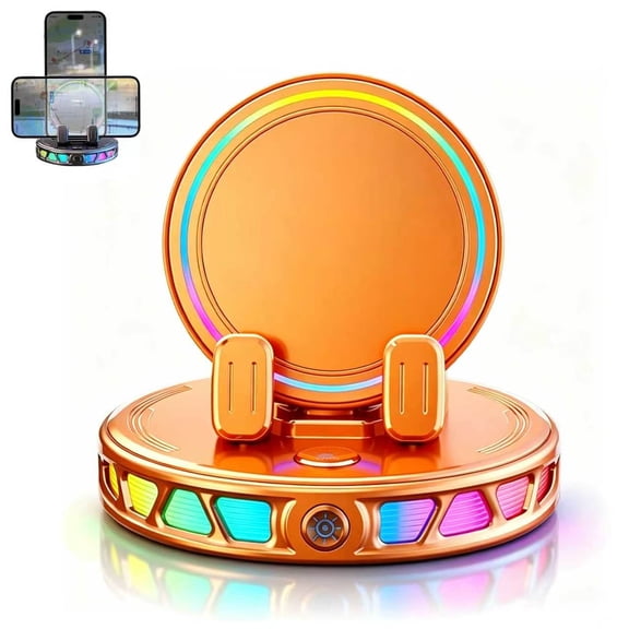 360 Rotating Phone Holder, Electric Magnetic Wireless Charging Car Phone Mount, Anti-Slip Navigation Mount with Suction Cup, for Most Smart Phone
