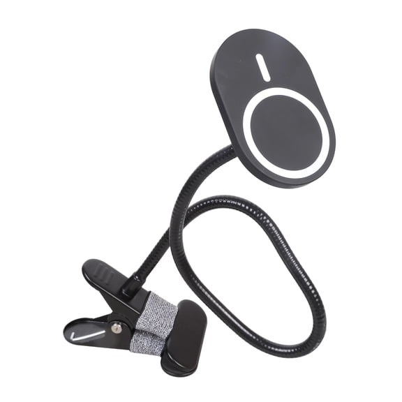 360 Rotating Phone Stand With Flexible Gooseneck Arm Secure Clip Base for Car Home Use