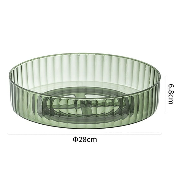 360 Rotating Seasoning Storage Rack Kitchen Storage Spice Rack Non-Slip Cabinet Organizer Tray Plate Cosmetic Organizer Bin