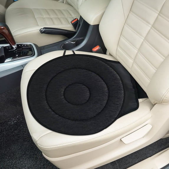 360 Rotating Seat Cushion, Swivel Car Seat Cushion Mobility Aid With Non-Slide Base For Elderly & Limited Mobility, Pressure Relief Foam Pad For Car Office Home