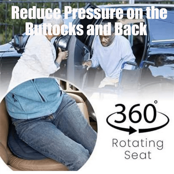 360 Rotating Seat Cushion for Car Rotating Car Seat Cushion for Car Swivel Car Seat 360 Rotating Seat Non Slip Cushion C