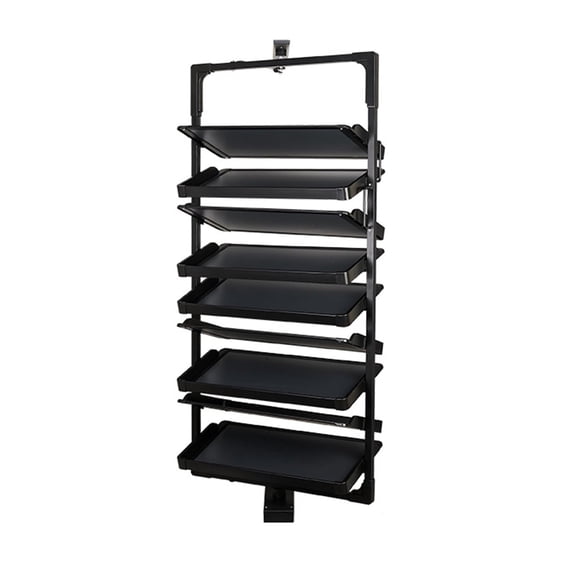 Metal Rotation 360° Rotating Shoe Rack - Adjustable Height, Space-Saving Pull-Out ...