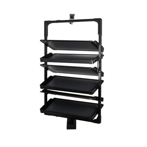 Shoe Rack Stee 360° Rotating Shoe Rack - Adjustable Height, Space-Saving Pull-Out ...