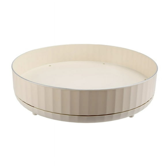 360 Rotating Spice Organizer Single Layer Spice Tray Round Rotating Spice Rack B
