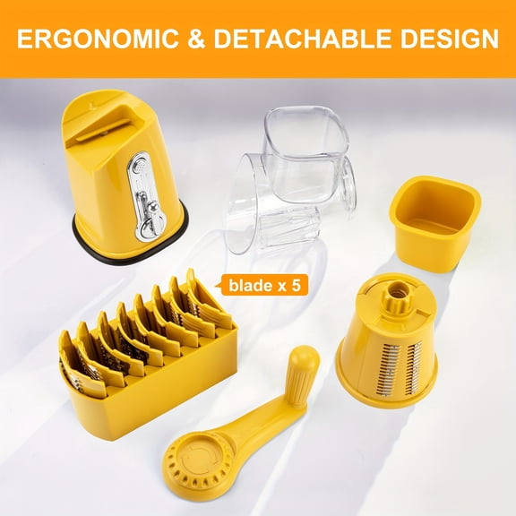 360° Rotating Spice Rack - 2-Tier Lazy Susan Turntable for Countertop/Cabinet - Space-Saving Kitchen Organizer in Rustic Brown (SR22BR)