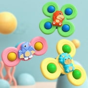 360  Rotating Spinning Toys for Klds, Nylon Bearing Silent Spinner, Sensory Toys for Autism, Suction Cup Base for Tabletop & Bath Time, Visual Tracking & Focus Training Tool
