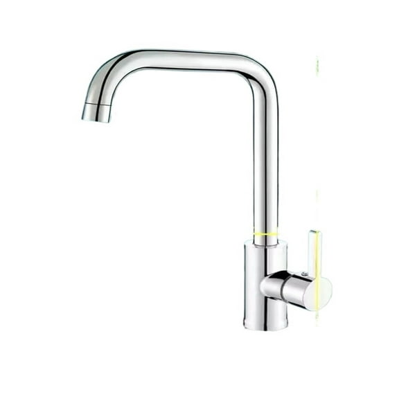 360° Rotating Splash Proof Basin Faucet, Hot Cold Water Sink Mixer Brass Tap For Kitchen Bathroom Single Holder And Hole Tapware