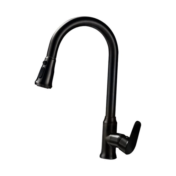 360° Rotating Splash Proof Sink Taps, 2-Mode Handle Pull Cold Stainless Steel Kitchen Faucets And Hot Mixer One-k Water Sto ,Leakproof Design