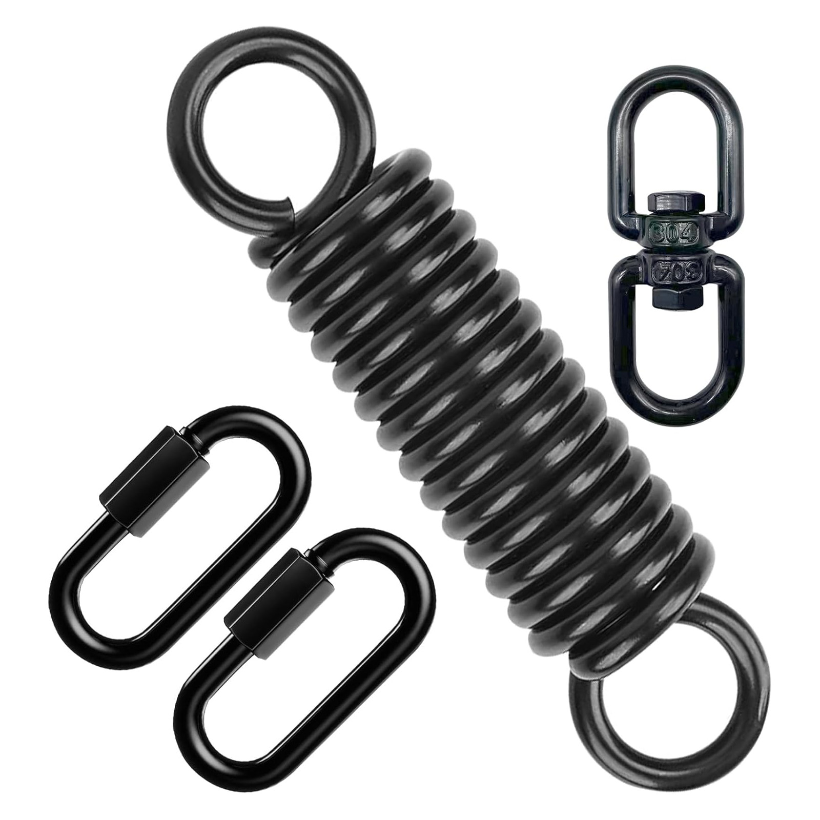 360 Rotating Spring for Outdoor Furniture Including Carabiners Steel ...