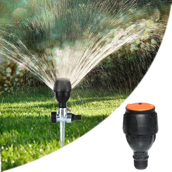 "360 Rotating Sprinkler Replacement Head Automatic Water Spray Nozzle For Gardens (6 12m Adjustable Spray Pattern) 650L/H335