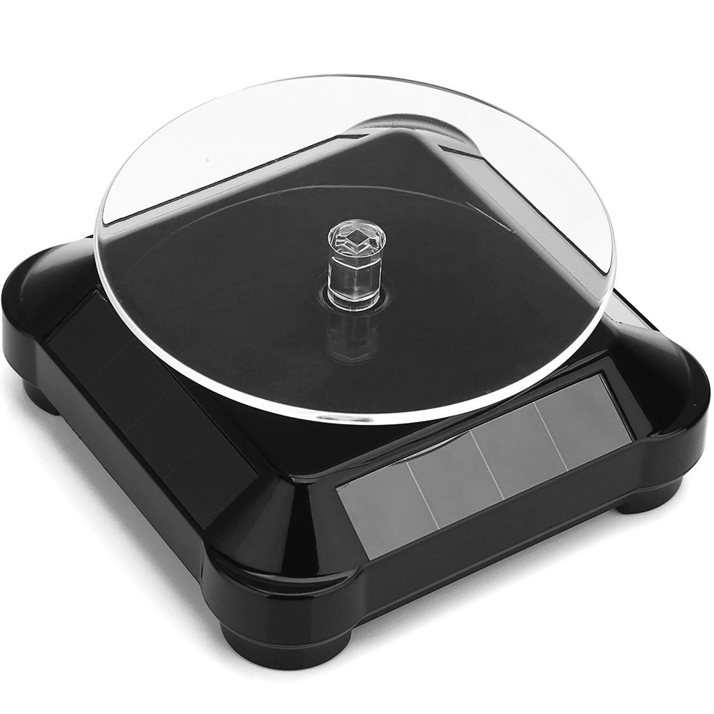 Electric Display Table Three-speed Adjustable Angle Intelligent Charging  Rotating Table Jewelry Display Turntable