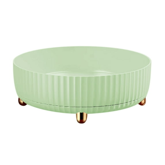 360° Rotating Storage Turntable - Multi-Functional Kitchen Organizer for Spices, Cosmetics, Fruits - Durable, Easy-Clean Lazy Susan with Detachable Base