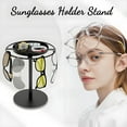 thumbnail image 1 of 360° Rotating Sunglass Organizer Storage - Metal Glasses Holder Stand with Tray for Desk, Dresser, Tabletop, Nightstand & Home Decor Accessories, 1 of 11