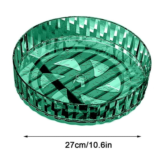 360° Rotating Turntable Organizer Clear Lazy Susan for Kitchen Pantry Spice Rack Cabinet Storage Shatterproof with