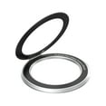thumbnail image 1 of 360° Rotating Universal Metal Ring with Phone Stand Compatible with Magsafe, Magnetic Wireless Charger Conversion Kit for iPhone 16/15/14/13/12 Series, Magsafe Accessories, Phone Grip, Silver, 1 of 12