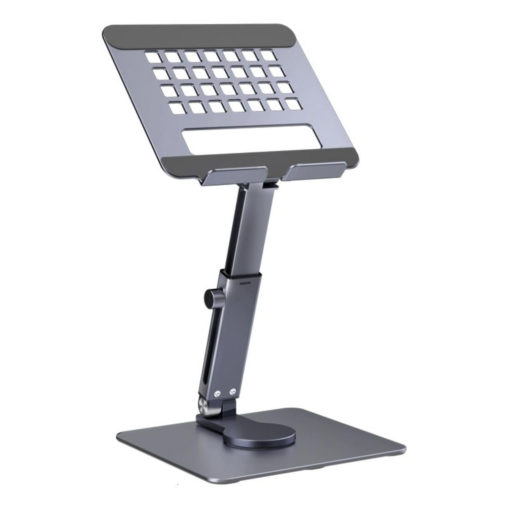 360 Rotation Aluminum Alloy Tablets Stand Foldable Phone Holder for Desk Use