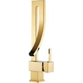 360°Rotation Basin Faucets, Gold Single Handle Hot and Cold Water Mixer