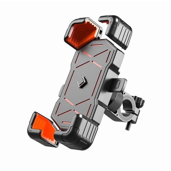 360°Rotation Bike Phone Holder Motorcycles Handlebar Phone Mount Clip for Electric, Mountain, Scooter, Dirt Bikes