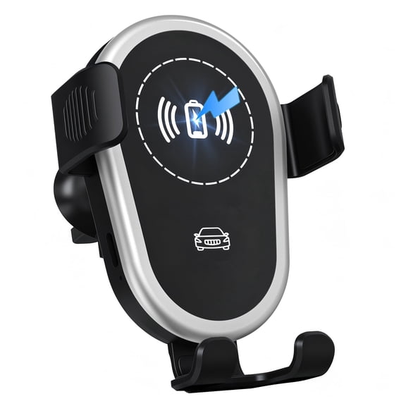 360 Rotation Car GPS Phone Holder,Air Vent Clip Cellphone Bracket Fast Charging Stand For iPhone 17 16 15 14 13 12 Samsung S25 Xiaomi Mount