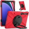 360 Rotation Hand Ring Tablet Cover for Samsung Galaxy Tab S9 FE S8 S9