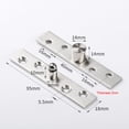 thumbnail image 1 of 360° Rotation Heavy Duty Door Pivot Hinge Stainless Steel Concealed Revolving Door Hinge Funiture Hardware, 1 of 11