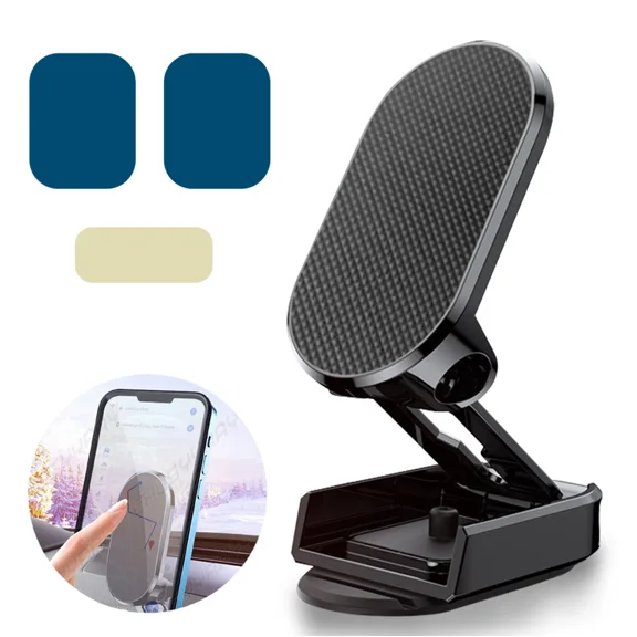 360 Rotation Magnetic Phone Holder Foldable Car Mount Stand For Acura