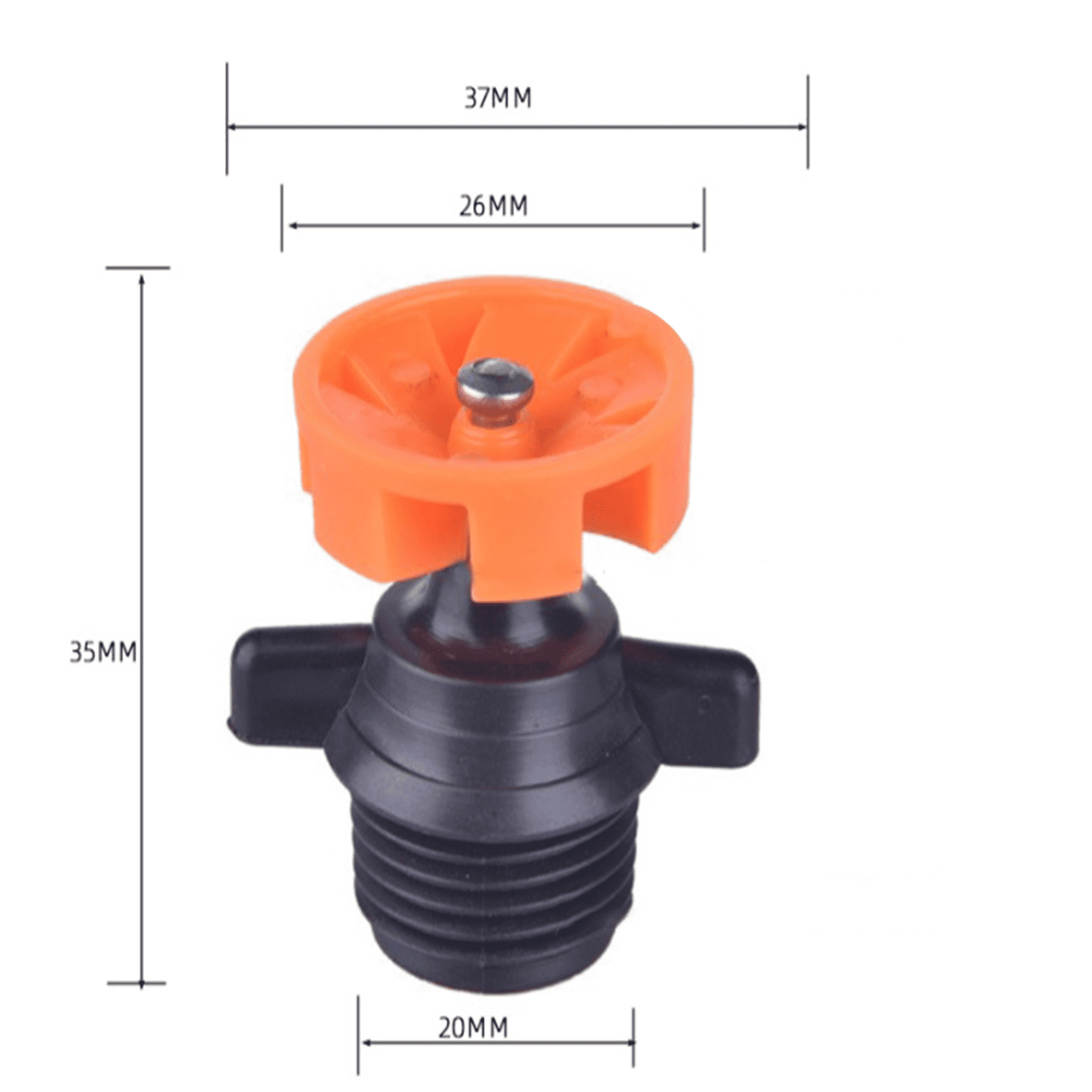 360 Rotation Sprinkler Head 8 13 Ft Spray Up Sprinkler Head Compatible