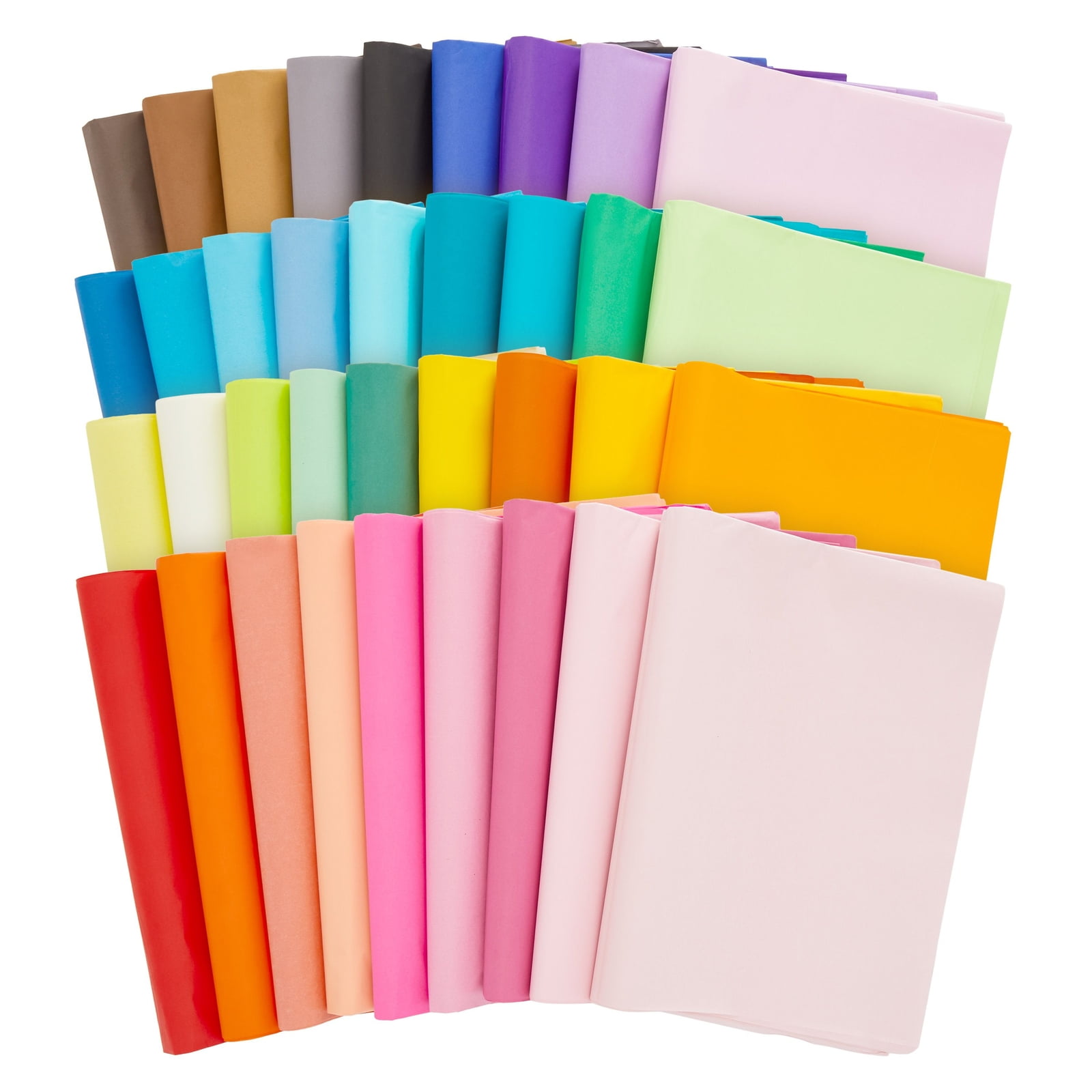 360 Sheets Large Colored Tissue Paper for Gift Wrapping Bags, Bulk Set for Holidays, Birthday Party, Graduation Celebration, Art and Crafts, 36 Assorted Colors (20x26 in)