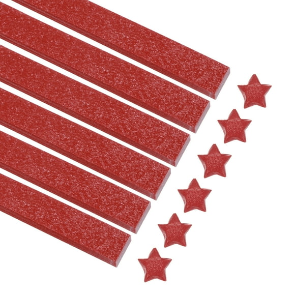 360 Sheets Origami Paper Glitter Stars Papers Dark Red Fold Paper,0.4 x 9.5"