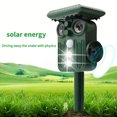 thumbnail image 1 of 360° Solar-Powered Ultrasonic Animal for Effective Pest Management in Gardens, Yards, And Outdoor Areas, 1 of 10