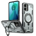 thumbnail image 1 of 360° Spin Magnetic Kickstand for Motorola Moto G Power 5G 2024 Case, [Compatible with MagSafe] [Sturdy & Versatile Stand] Military-Grade Drop Protection Anti-Fingerprint Anti-Scratch, Gray, 1 of 6