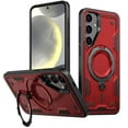 thumbnail image 1 of 360° Spin Magnetic Kickstand for Samsung Galaxy A15 Case, [Compatible with MagSafe] [Sturdy & Versatile Stand] Military-Grade Drop Protection Anti-Fingerprint Anti-Scratch, Red, 1 of 6