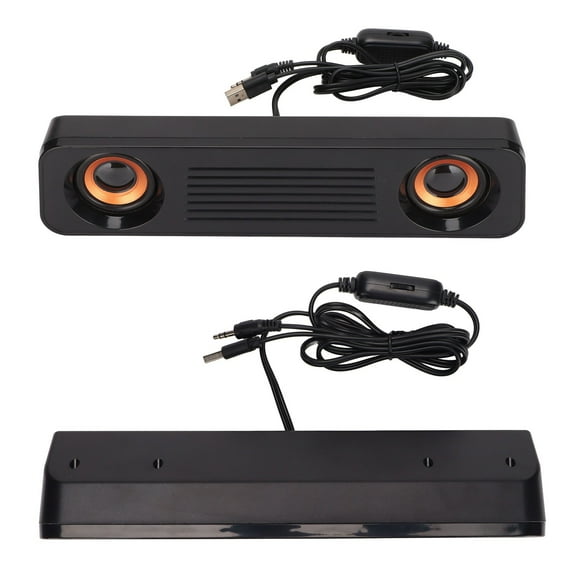 360 Stereo Speaker, Immersive Sound, Compact Desktop Design, HiFi Quality For TV  Computer