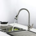 thumbnail image 1 of 360° Swivel 3-Mode Kitchen Faucet Sprayer Replacement, Pull Down Sink Spray Head with Stream Spray Aerated Water Saving, Fits G1/2 Inch Standard Faucets, 1 of 6