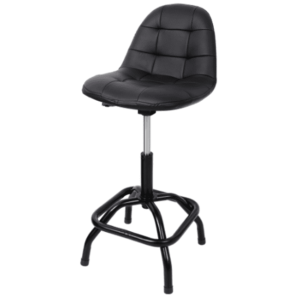360 Swivel Adjustable Height Bar Stool, High Back Support for Kitchen & Bar