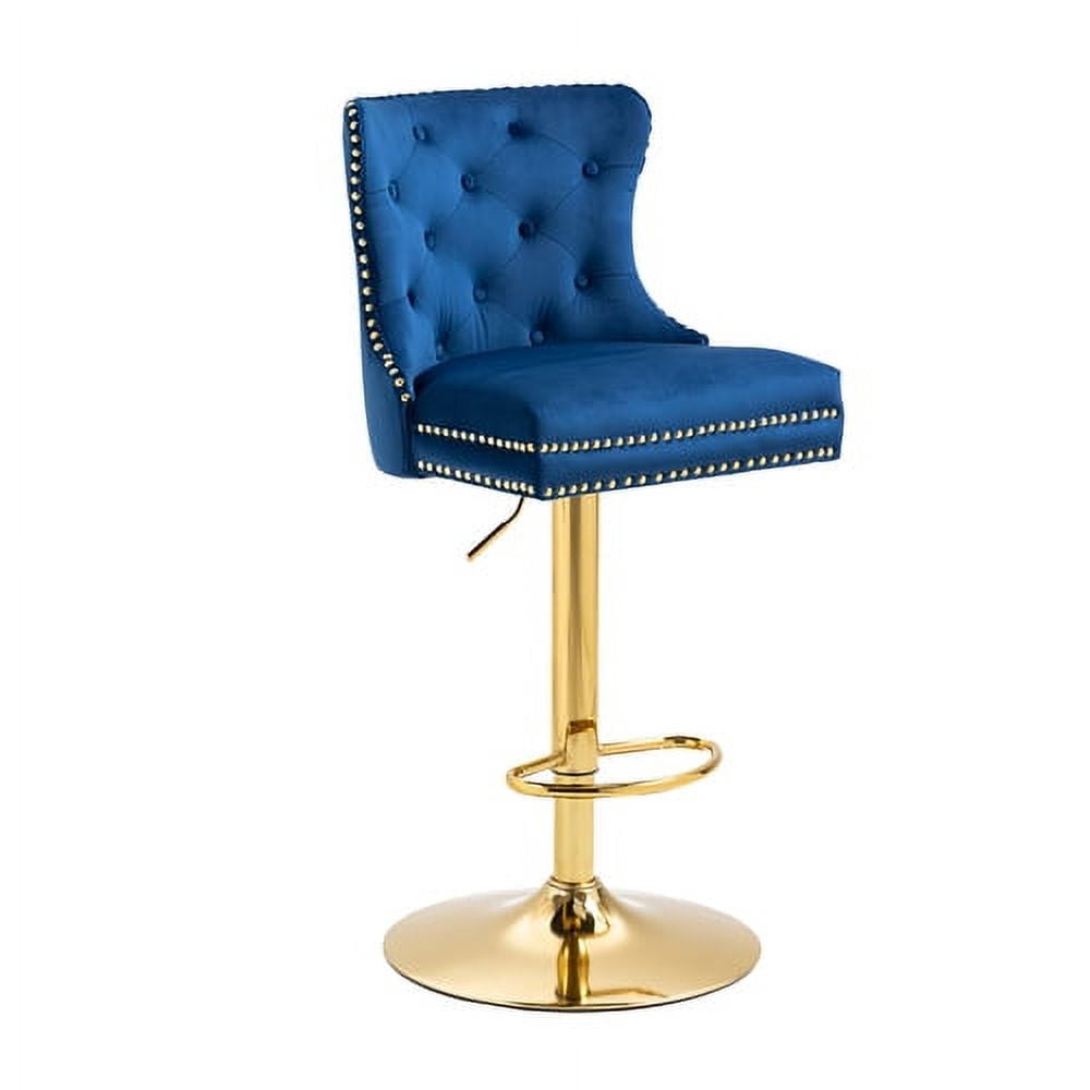 360° Swivel Bar Stools, Modern Comfortable Upholstered Kitchen Dining