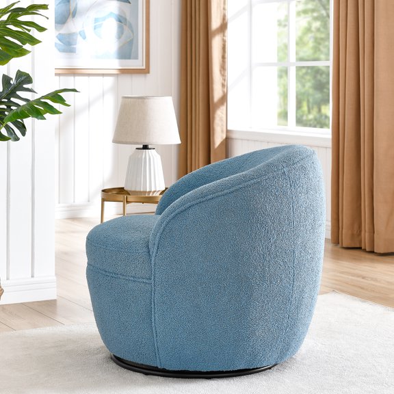360 Swivel Blue Chair - Comfort, Upholstery Chair, , Construction