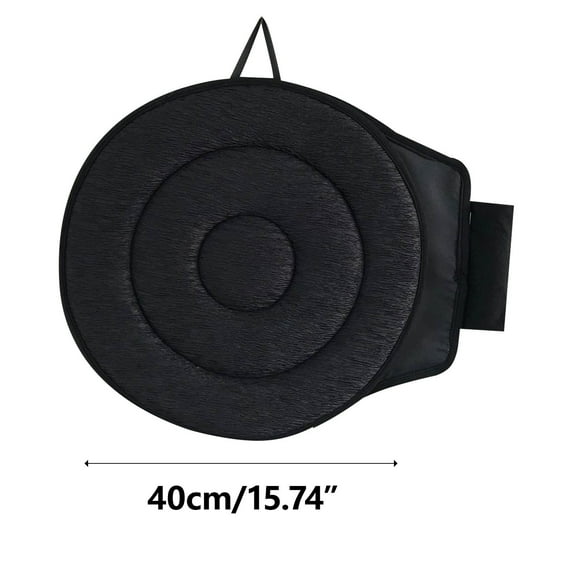 360 Swivel Car Seat Cushion - Single-Ring Mobility Aid Pad, Non-Slip Rotating Cushion for Elderly, Car & Office Chair, Lightweight (16x16x1 Inch)