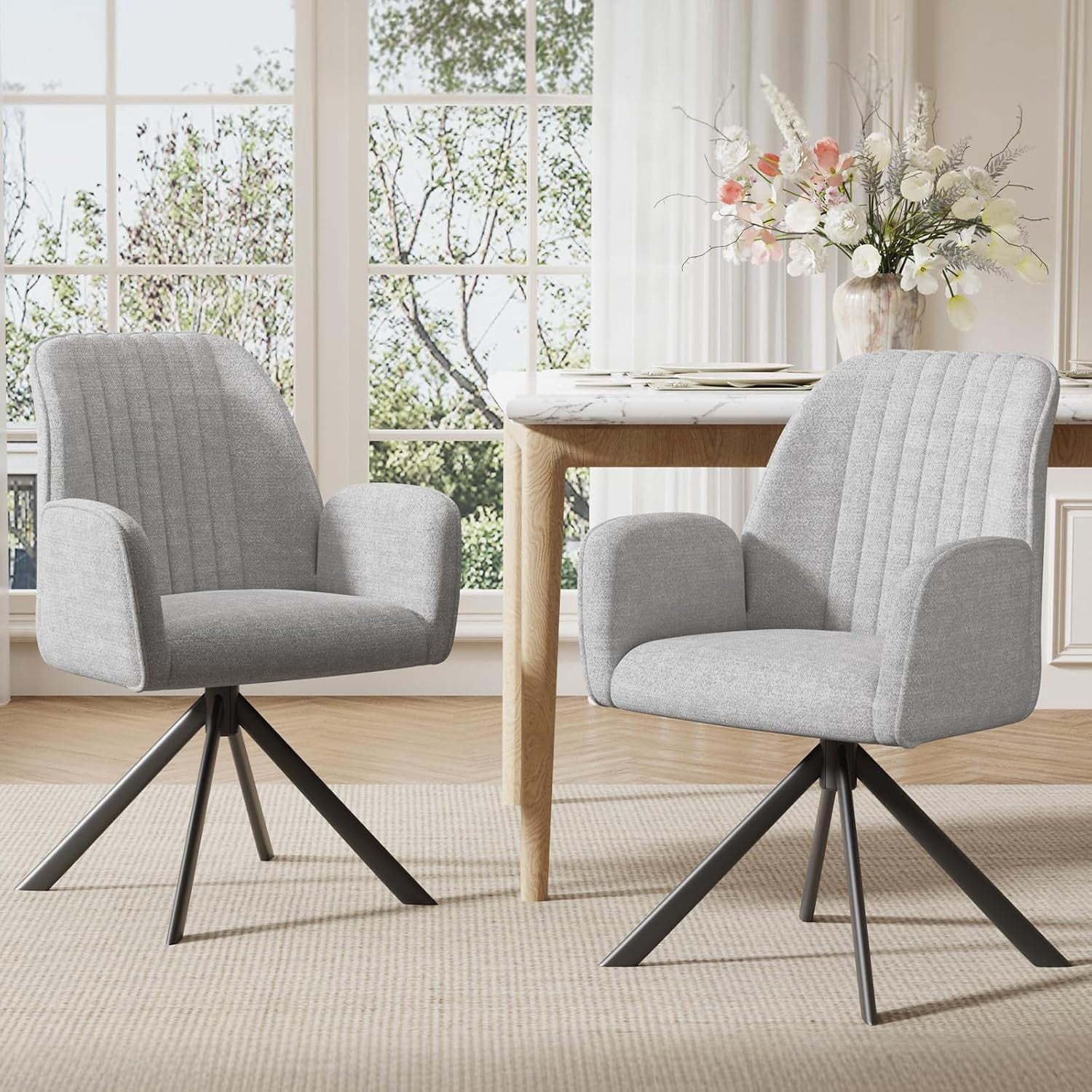 Swivel Dining Chairs