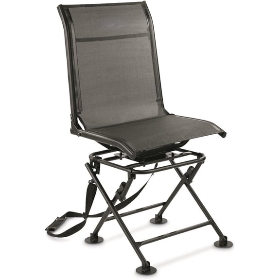 360 Swivel Hunting Blind Chair, Lightweight, Portable Mesh Hunt Seat, 300-lbs Capacity