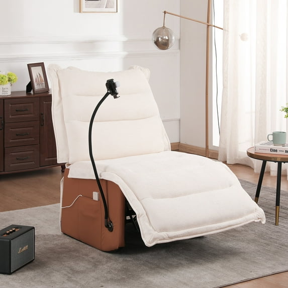 Holaki Power Recliner Chair, Modern Chenille Recliner Chair with Wireless Charging, Adjustable Home Theater Seating with Lumbar Support, Electric Recliner Chair for Adult