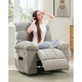 thumbnail image 1 of Sunvasagoo 360° Swivel Rocking Recliner, Chenille Fabric w/ Tool-Free Assembly, 300Lb, Gray, 1 of 8