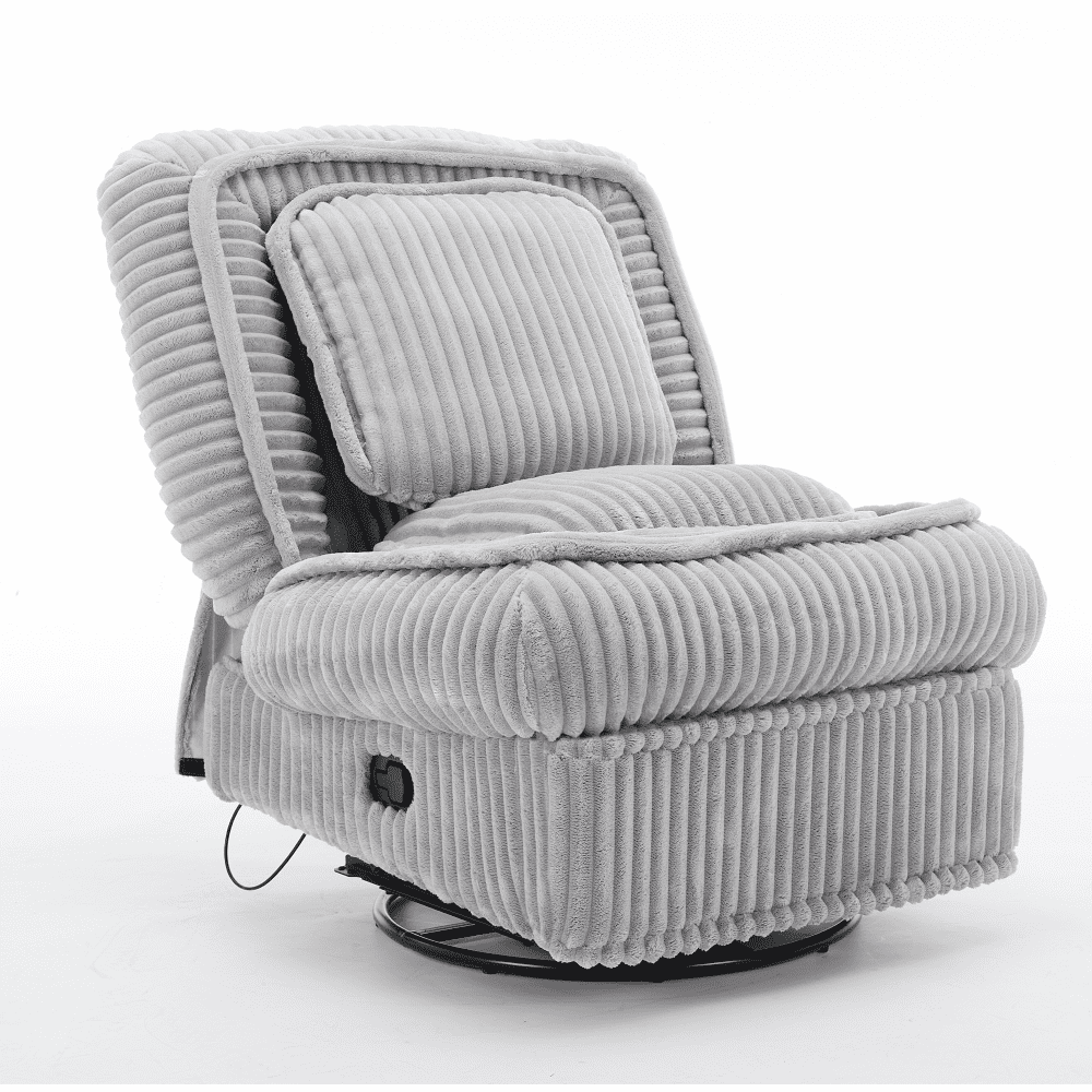 360° Swivel Rocking Single Sofa,Recliner Sofa, Manual Glider Rocking ...