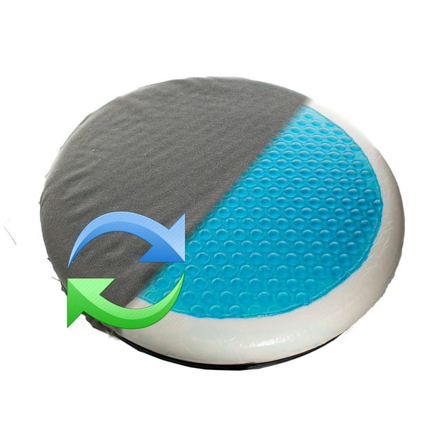 360 Swivel Rotating Seat Cushion Gel Infused Memory Foam, 360 Degree
