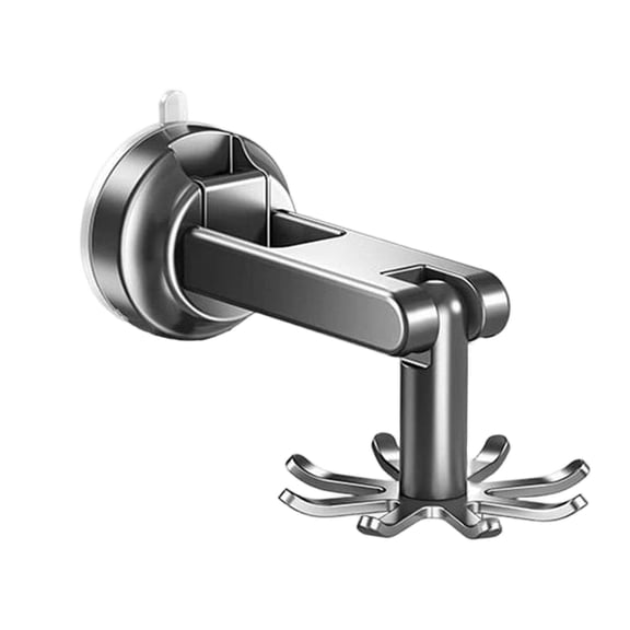 360° Swivel Suction Cup Tool Holder, Flexible Octopus Hook Rack for Kitchen & Bathroom, Utensil Organizer, Hanging Storage, Space-Saving, White Elephant Gifts