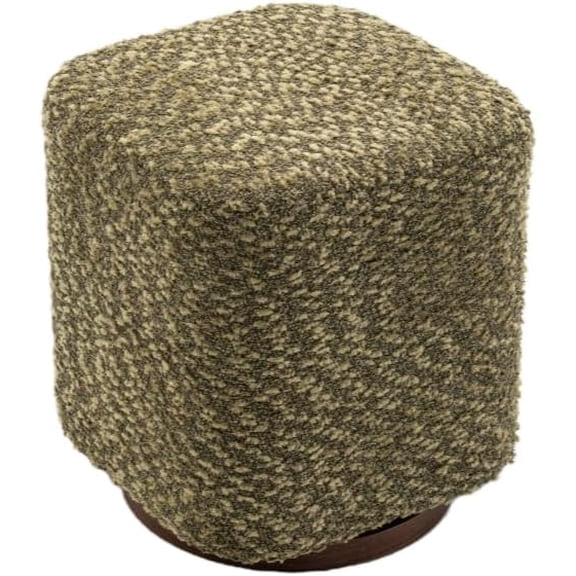 360 Swivel Vanity Stool, Modern Accent Vanity Seat with Padded Cushion for Makeup Room,Green