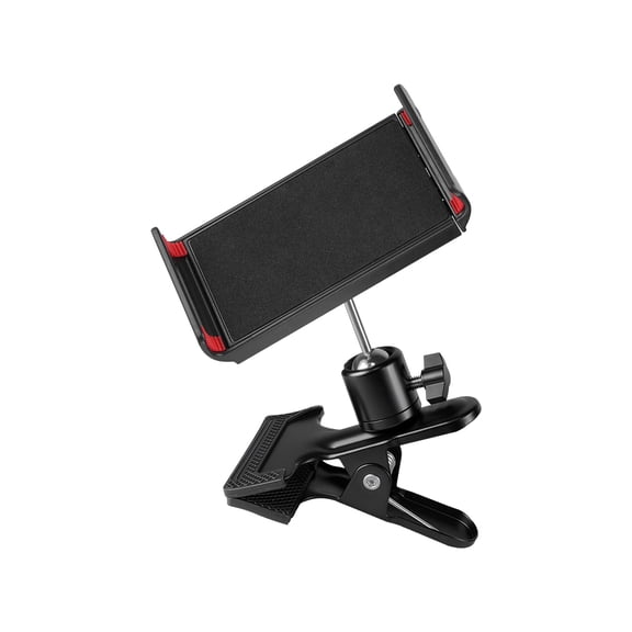 360 Swivels Tablets Holder With Heavy Duty Metal Plastic Clamp For Live Streaming Artwork Sketching Use