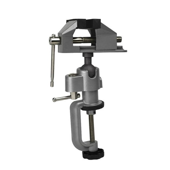 360 Tabletop Swivel Vise with 3" Jaws Jewelry Making Metal Forming Craft Tool - HOLD-0043
